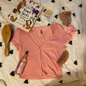 Pink PacSun crop top